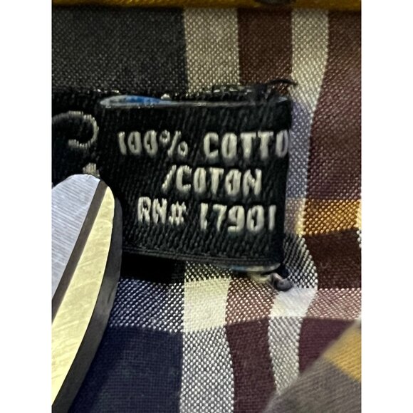 Cruel Girl Plaid Western Shirt Womens XL Used Snap Front 100% Cotton - Picture 8 of 16